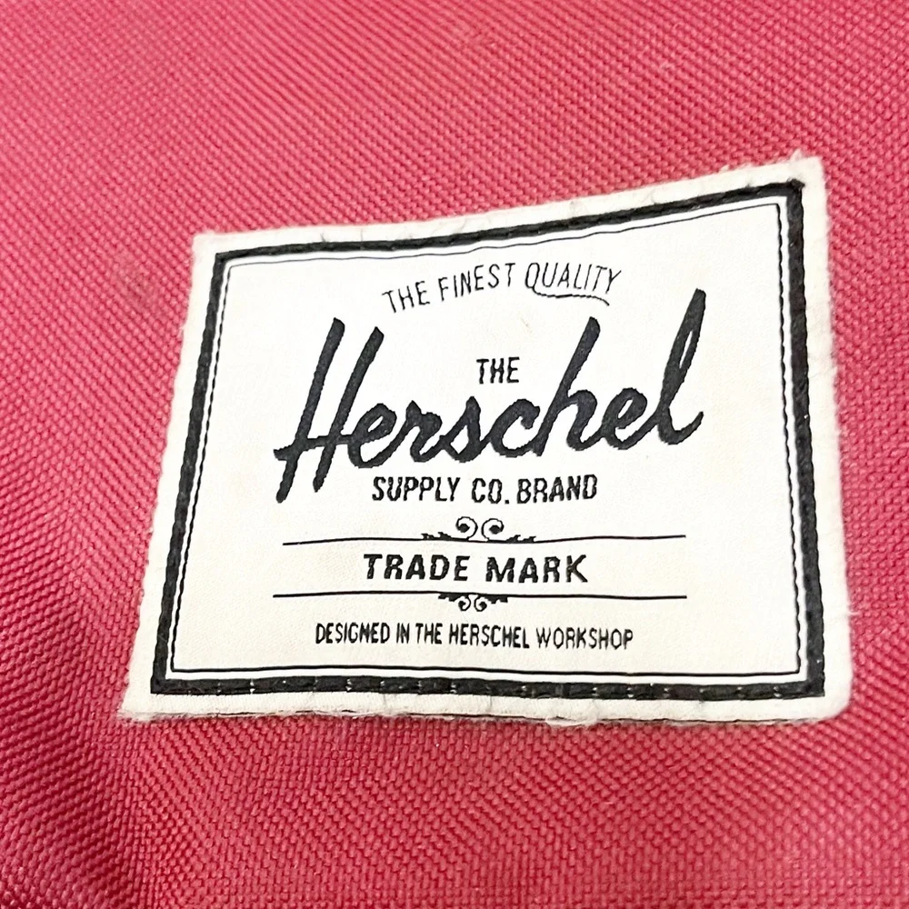 Herschel Supply Company Maroon Backpack with White Trim